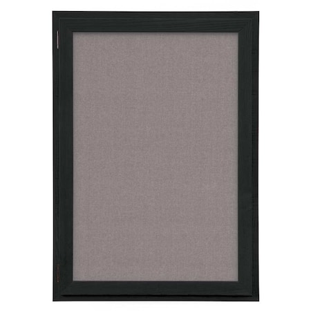 United Visual Products Outdoor Enclosed Combo Board, 72"x36", Black Frame/Green & Burgundy UVCB7236ODB-GREEN-DBURGU